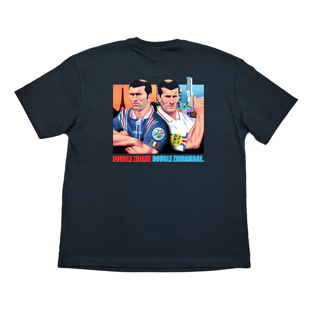 Double Zindamage Hong Kong Pop-Up Graphic Tee, Medium / Black / Hong Kong