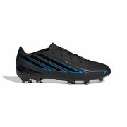 Botas de fútbol adidas F50 Hyperfast Elite FG/AG Jnr - Core Black/Core Black/Lucid Ray Blue