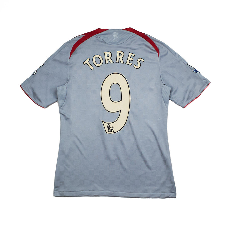 2008/09 Liverpool Torres #9 Camiseta de visitante (S) Adidas