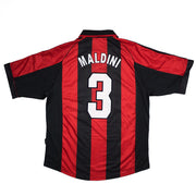 Camiseta de local 1998/00 AC Milan Maldini #3 (L) Adidas