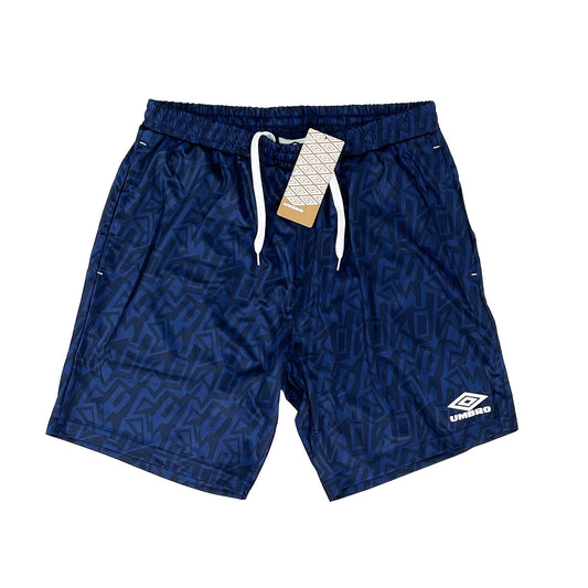UMBRO *BNWT* NAVY GRAFFITI SHORTS (MULTIPLE SIZES) WITH POCKETS | Cult Kits, Large / Umbro / 2022