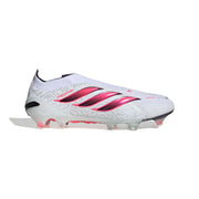 Botas de fútbol adidas Predator 26 Elite sin cordones FG/AG - Blanco Ftwr/Solar Turbo/Negro Core