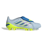 Botas de fútbol adidas Predator 26 League Fold-Over Tongue FG/AG Jnr - Crystal Sky/Ray Blue/Team Solar Yellow
