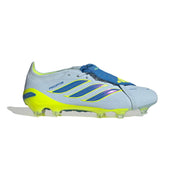 Botas de fútbol adidas Predator 26 Elite con lengüeta plegable FG/AG - Crystal Sky/Ray Blue/Team Solar Yellow