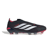 Botas de fútbol adidas Predator 26 Elite sin cordones FG/AG - Negro/Blanco/Rojo Lucid