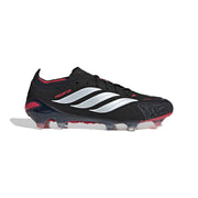 Botas de fútbol adidas Predator 26 Elite FG/AG - Negro/Blanco/Rojo Lúcido