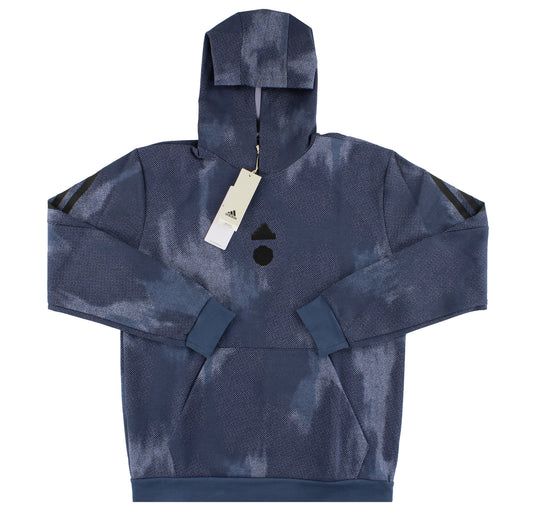 2024-25 Manchester United x adidas Future Icons Graphic Hoodie Blue *BNIB* M