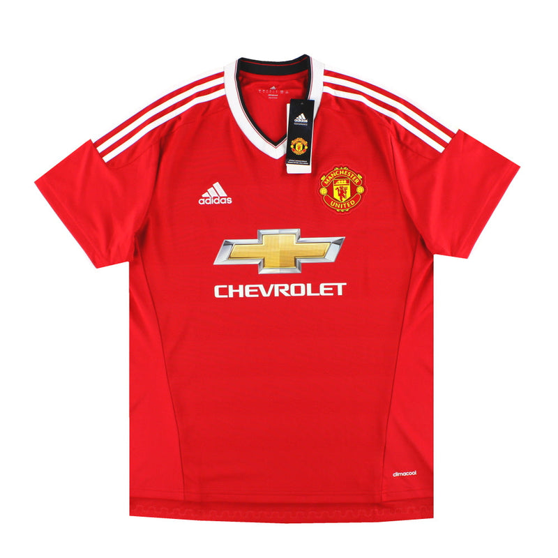2015-16 Manchester United adidas Home Shirt *BNIB* S
