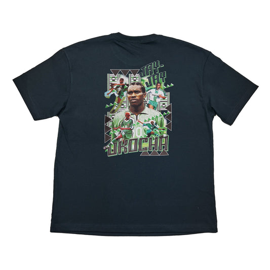NIGERIA OKOCHA BOOTLEG TEE | Cult Kits, XL / Nigeria / Black