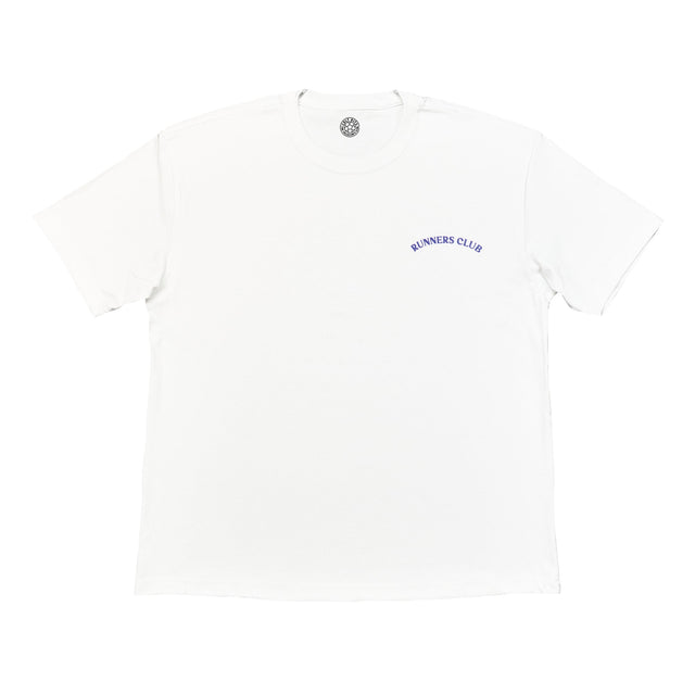 RUNNERS CLUB FOOTBALL TEE | Cult Kits, XL / Runners Club / White