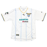 2001/02 Lazio Pancaro #15 *Emisión de Partido* Camiseta Visitante (XL) Puma