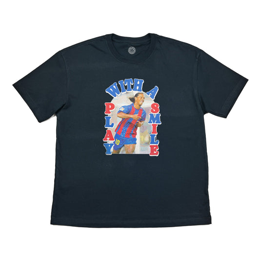 PLAY WITH A SMILE BOOTLEG TEE, Cult Kits, Large / Barcelona / Black