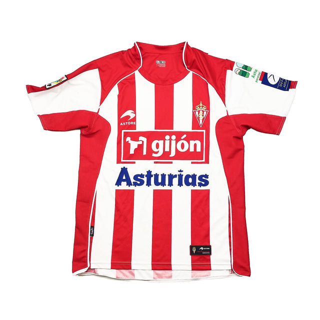 2009/11 Sporting Gijon Home Shirt (M) Astore