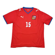 2008/09 República Checa Baros #15 Camiseta local (L) Puma