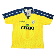 Camiseta de visitante del Lazio 1996/98 Nesta #13 *Nueva con etiquetas* (XL) Umbro