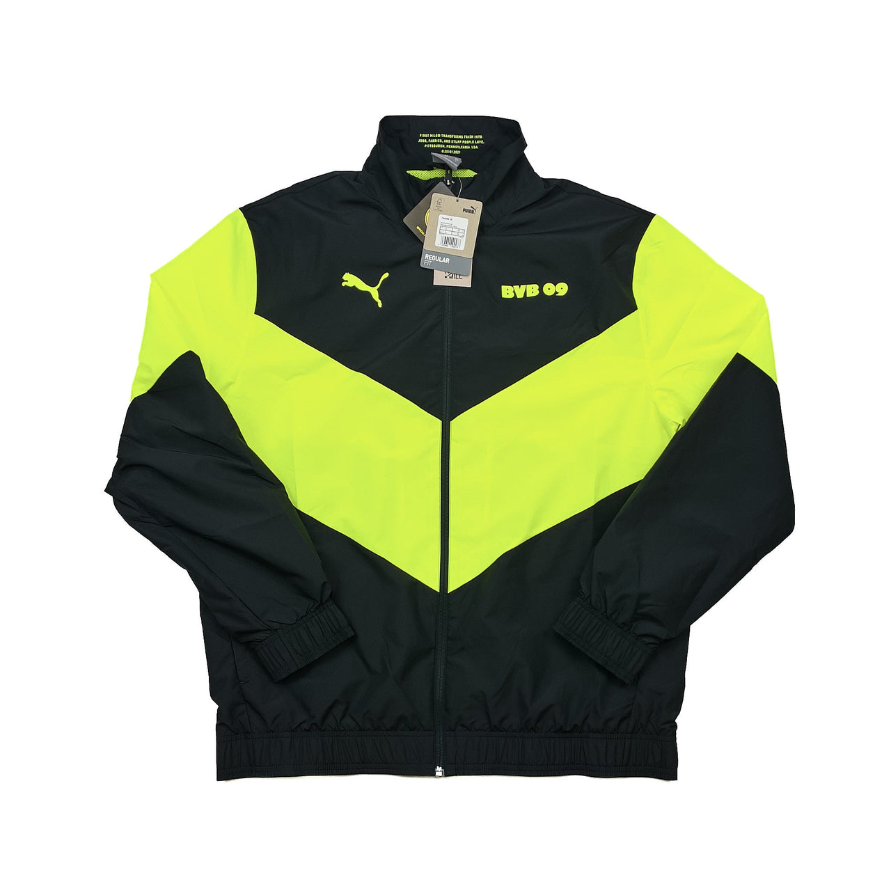2021/22 Dortmund *BNWT* Pre-match Jacket (Multiple Sizes) Puma | Cult Kits, Medium / Dortmund / 20121
