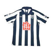 2010/11 West Brom Barnes #8 *Emitida para partido* camiseta de local (L) Umbro