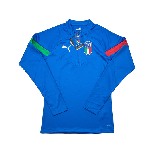 2022/23 Italy *BNWT* 1/4 Zip Training Jumper (Multiple Sizes) Puma | Cult Kits, XS / Italy / 2022