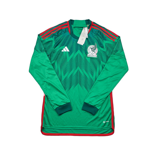 CULT KITS - 2022/23 MEXICO *BNIB* L/S HOME SHIRT (M) ADIDAS