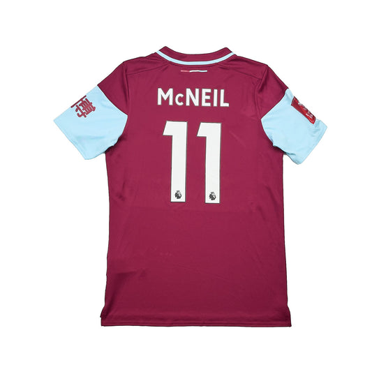 2020/21 BURNLEY MCNEIL #11 *MATCH ISSUE* FA CUP HOME SHIRT (M) UMBRO