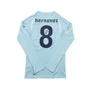 2010/11 Lazio Hernanes #8 *Issue Jugador + Firmada* Camiseta Local Manga Larga (M) Puma