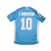 2015/16 Lazio F.Anderson #10 Camiseta de local *Match Issue* (M) Macron