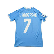 2022/23 Lazio F.Anderson #7 *Preparada para el partido* Camiseta de local (S) Mizuno