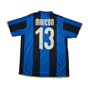 Camiseta de casa del Inter de Milán 2008/09 Maicon #13 (S) Nike