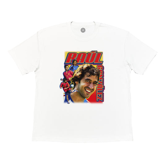 SPAIN RAUL BOOTLEG TEE | Cult Kits, XL / Spain / White
