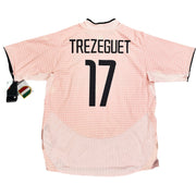 2003/04 Juventus Trezeguet #17 Camiseta Visitante *Nueva con Etiquetas* (XL) Nike