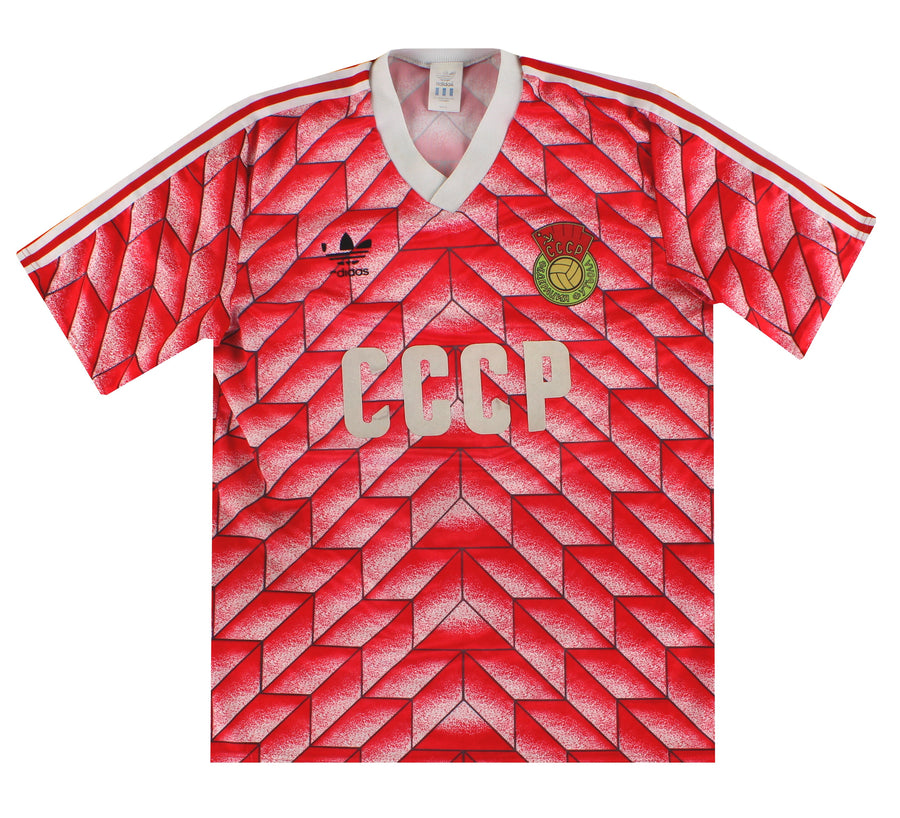 1988-89 Soviet Union adidas Home Shirt L