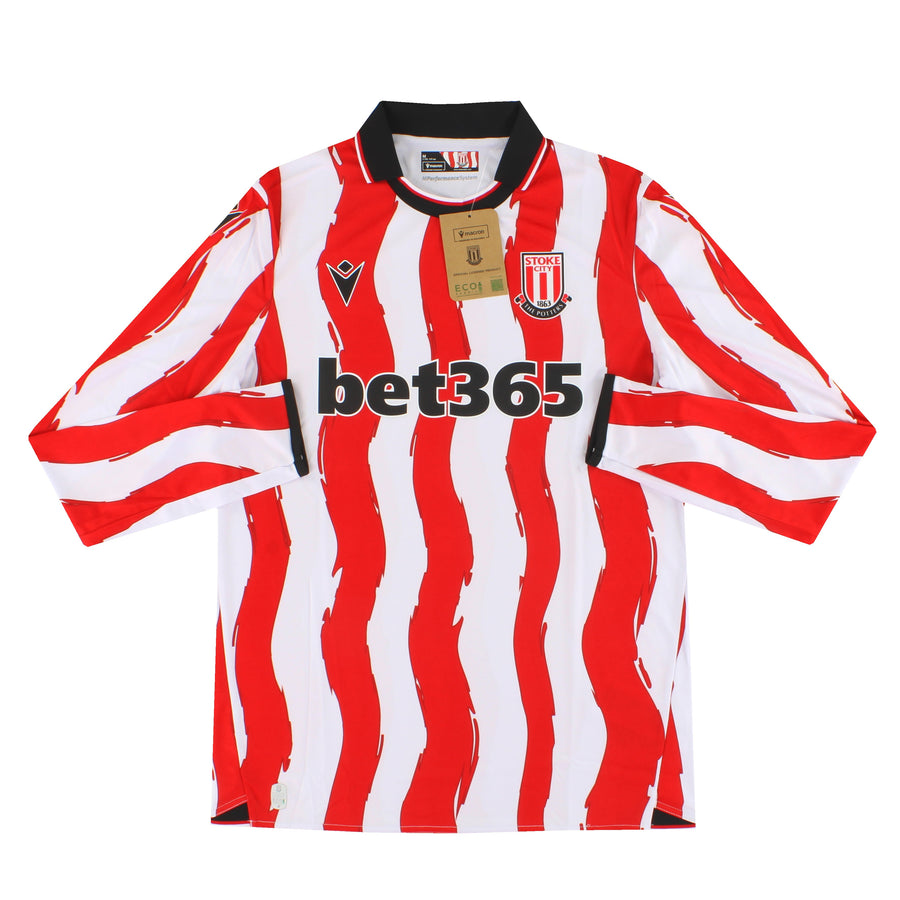 Camiseta Macron local del Stoke City 2025-26 manga larga *A ESTRENAR EN CAJA*