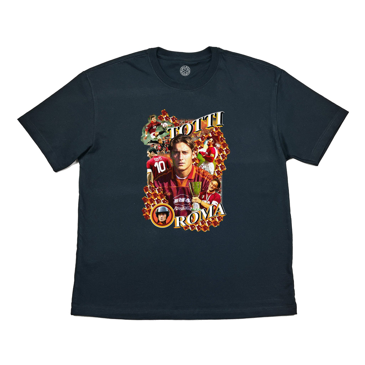 ROMA TOTTI BOOTLEG TEE, Cult Kits, XL / Roma / Black