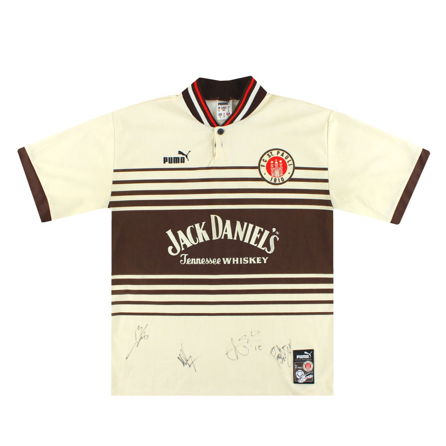 Camiseta del FC St. Pauli Puma 'firmada' local 1997-99 M