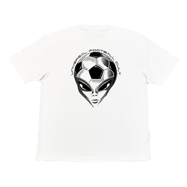 UNIVERSAL FOOTBALL CULT TEE | Cult Kits, XL / Universal Football Cult / White