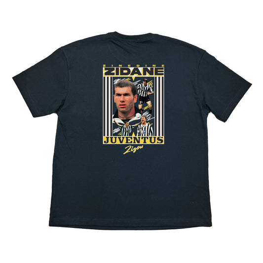 JUVENTUS ZIZOU BOOTLEG TEE, Cult Kits, XXL / Juventus / Black