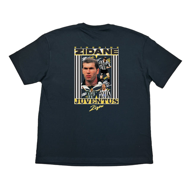 JUVENTUS ZIZOU BOOTLEG TEE, Cult Kits, XXL / Juventus / Black