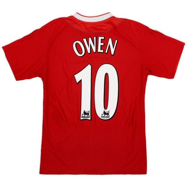 Liverpool 2002-04 Home Shirt Owen #10 M