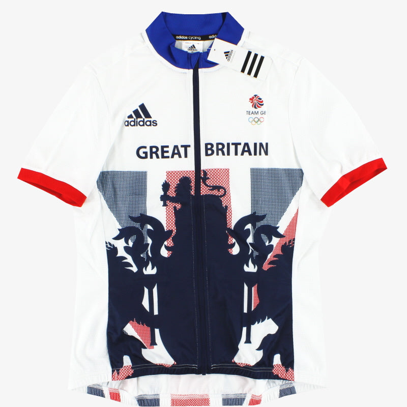 adidas 2016 Rio Equipo GB Maillot Ciclismo para Mujer Cremallera Completa *BNIB* L