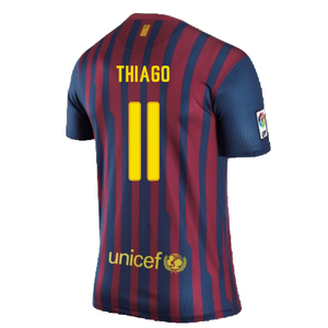 Barcelona 2011-2012 Home Shirt (S) (Excellent) (Thiago 11)_1