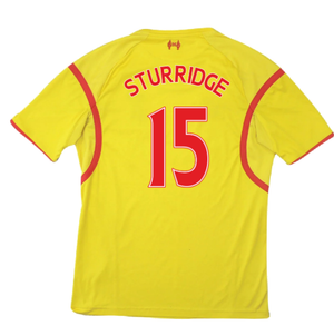 Liverpool 2014-15 Away Football Shirt (Very Good) (STURRIDGE 15)_1