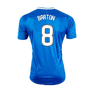 Rangers 2016-17 Home Shirt (M) (Very Good) (Barton 8)_1