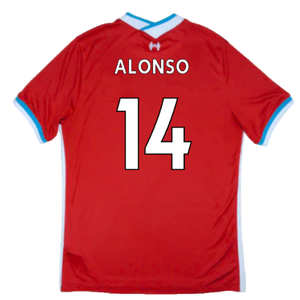 2020-2021 Liverpool Home Shirt (M) (Fair) (ALONSO 14)_1