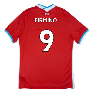 2020-2021 Liverpool Home Shirt (M) (Fair) (FIRMINO 9)_1