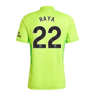 2024-2025 Arsenal Home Goalkeeper Shirt (Yellow) (Raya 22)_2