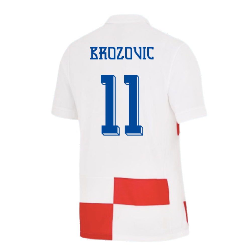 2024-2025 Croatia Home Shirt (Brozovic 11)_2