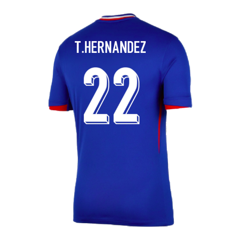 2024-2025 France Home Shirt (T.Hernandez 22)_2