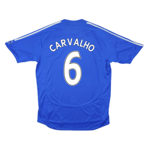 Chelsea 2006-08 Home Shirt ((Very Good) M) (Carvalho 6)_2