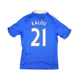 Chelsea 2008-09 Home Shirt ((Good) S) (Kalou 21)_2