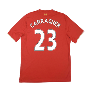 Liverpool 2015-16 Home Shirt ((Very Good) M) (Carragher 23)_2